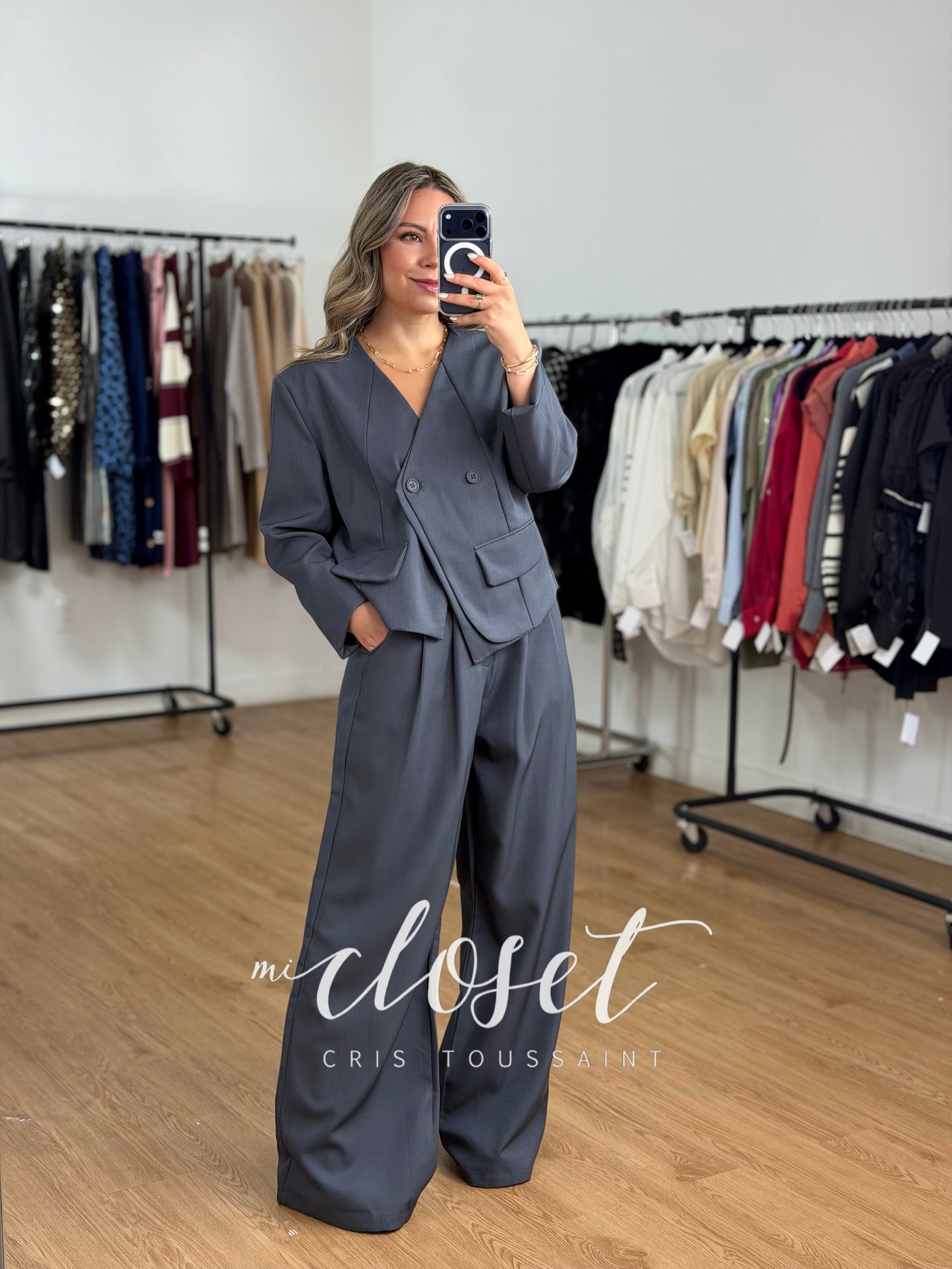 CONJUNTO PANTALÓN Y BLAZER