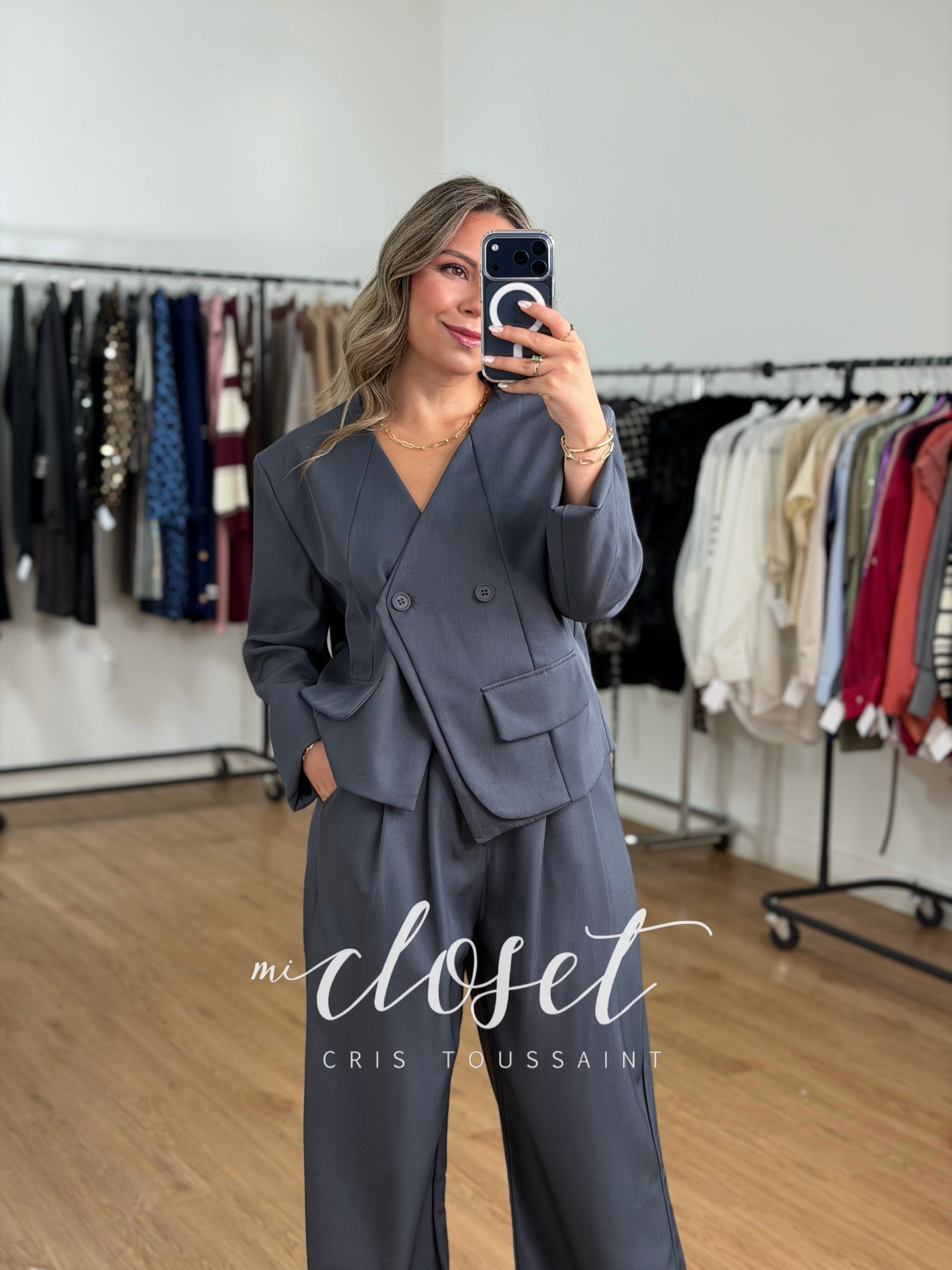 CONJUNTO PANTALÓN Y BLAZER