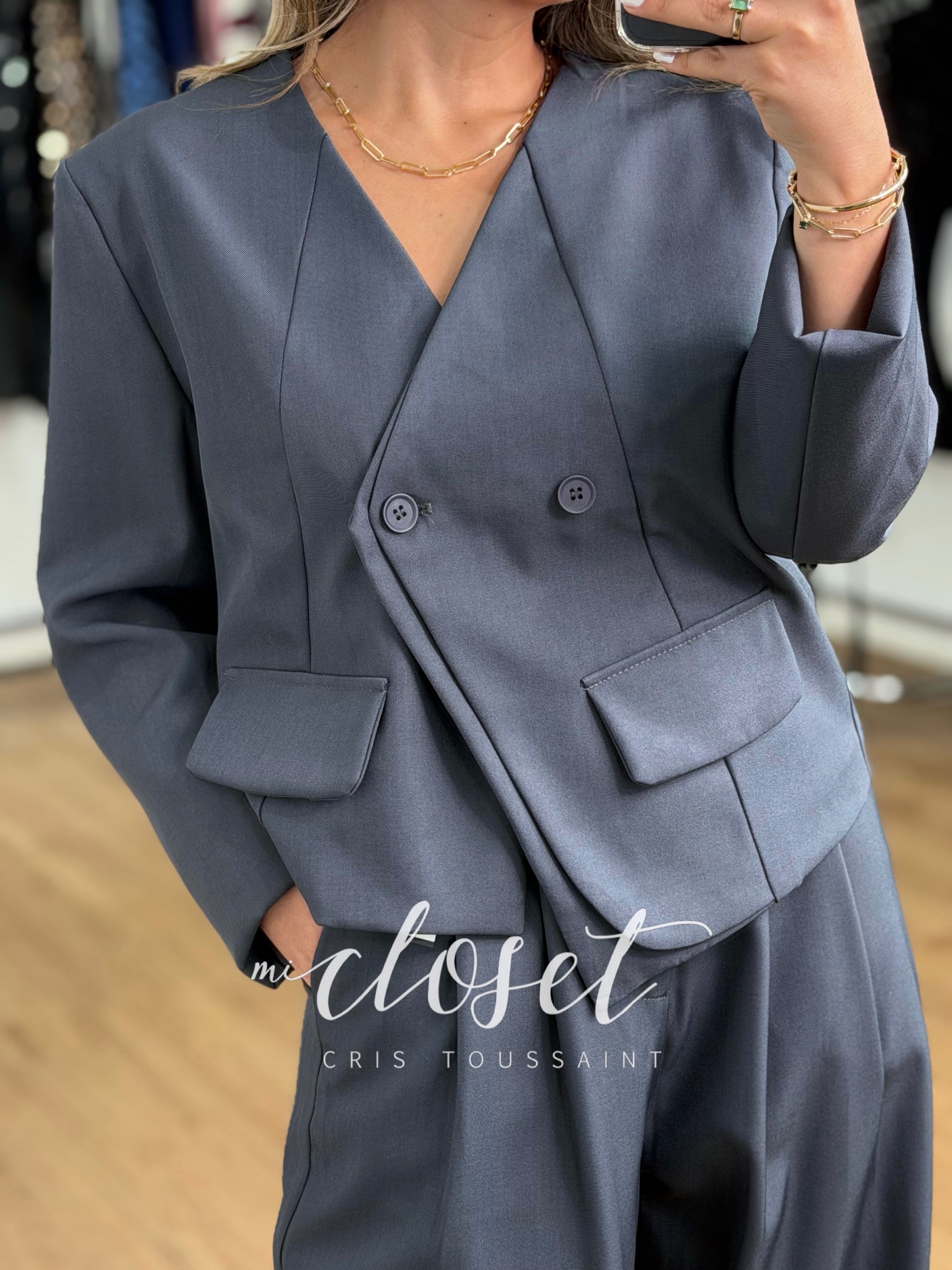CONJUNTO PANTALÓN Y BLAZER