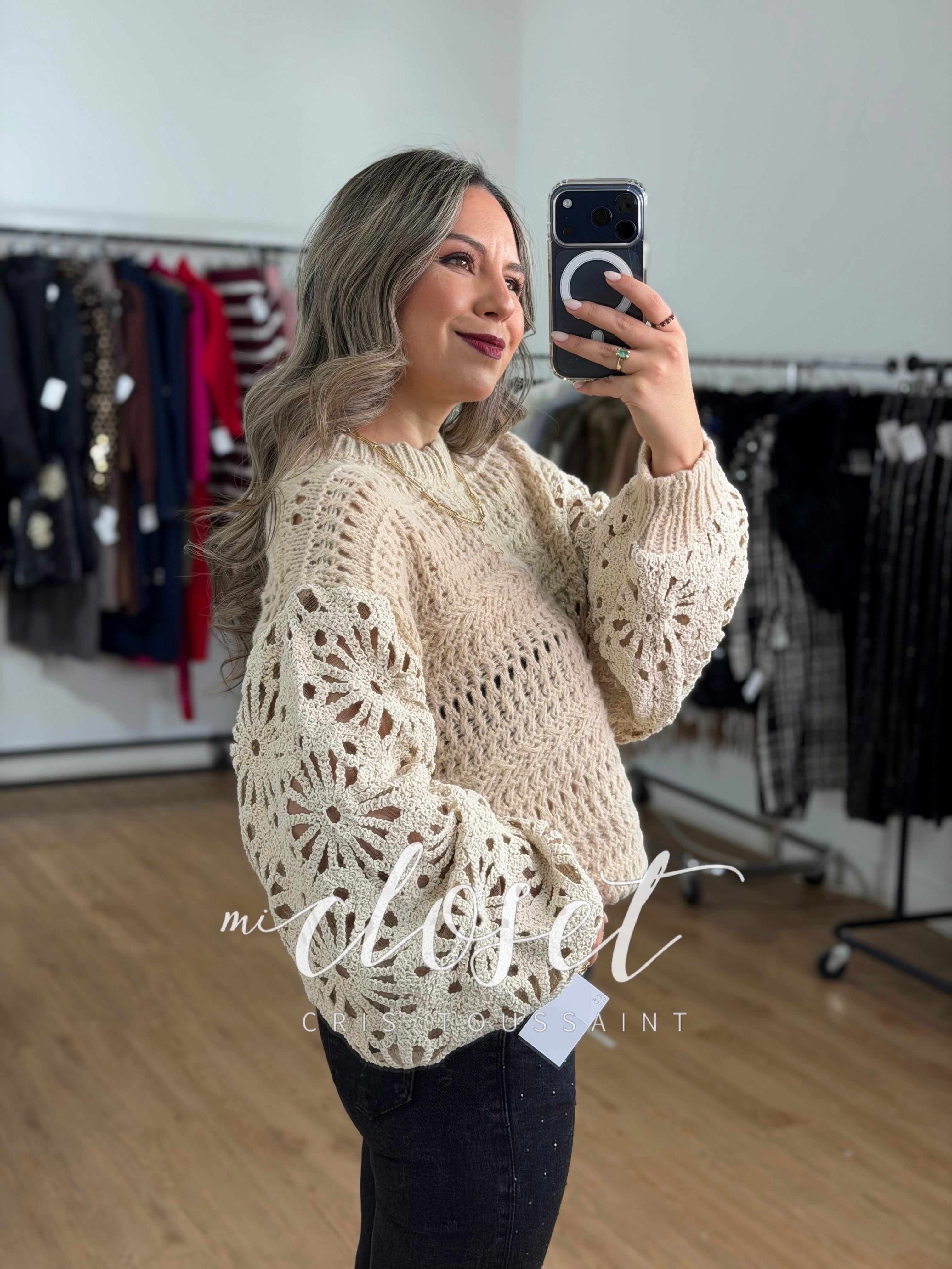 SWEATER CALADO TEJIDO