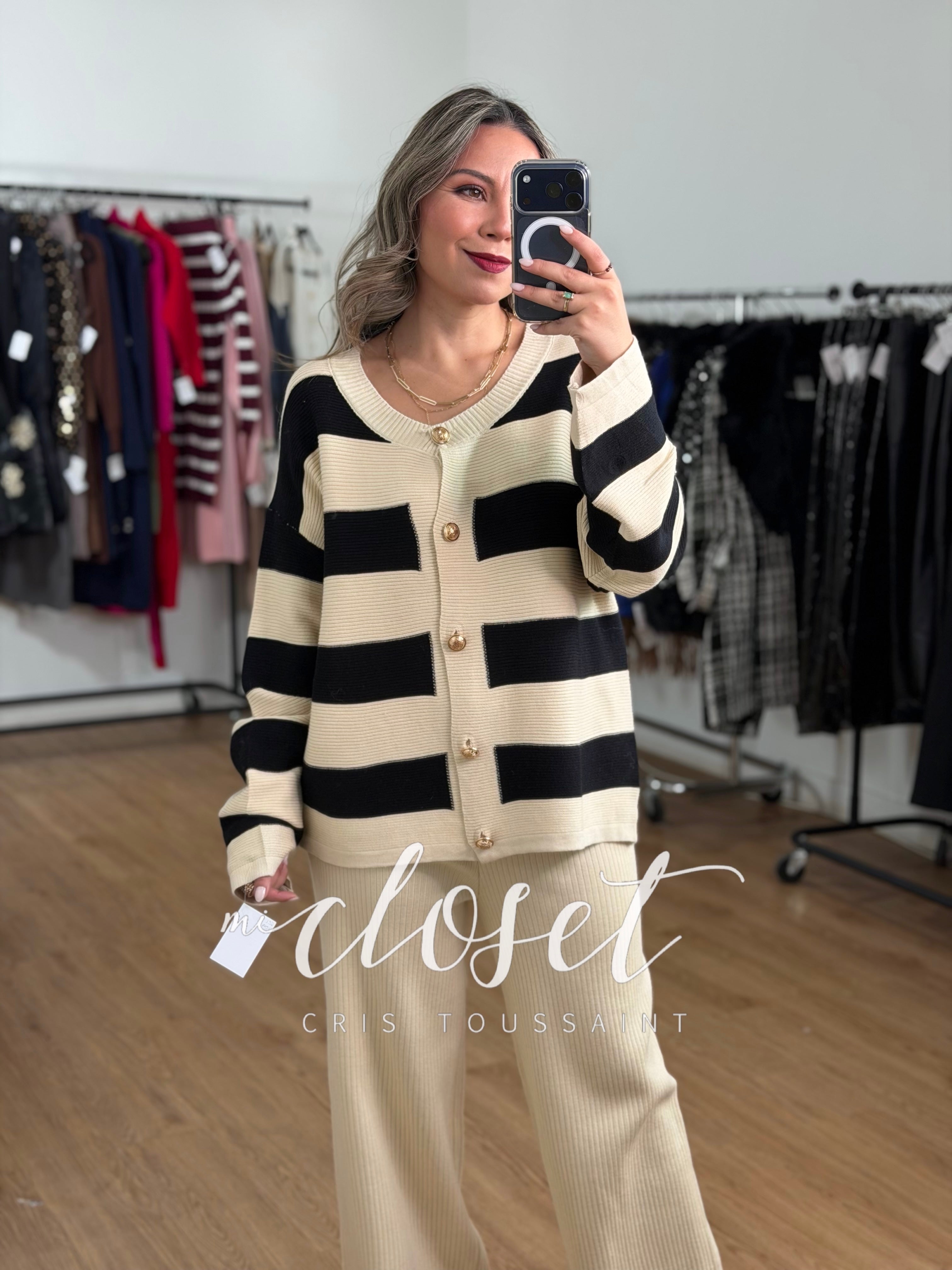 CONJUNTO DE PANTS Y SWEATER (OVERSIZED) COMPLETAMENTE TEXTURIZADO, SEMI GRUESO, SUAVE, CALIENTITO