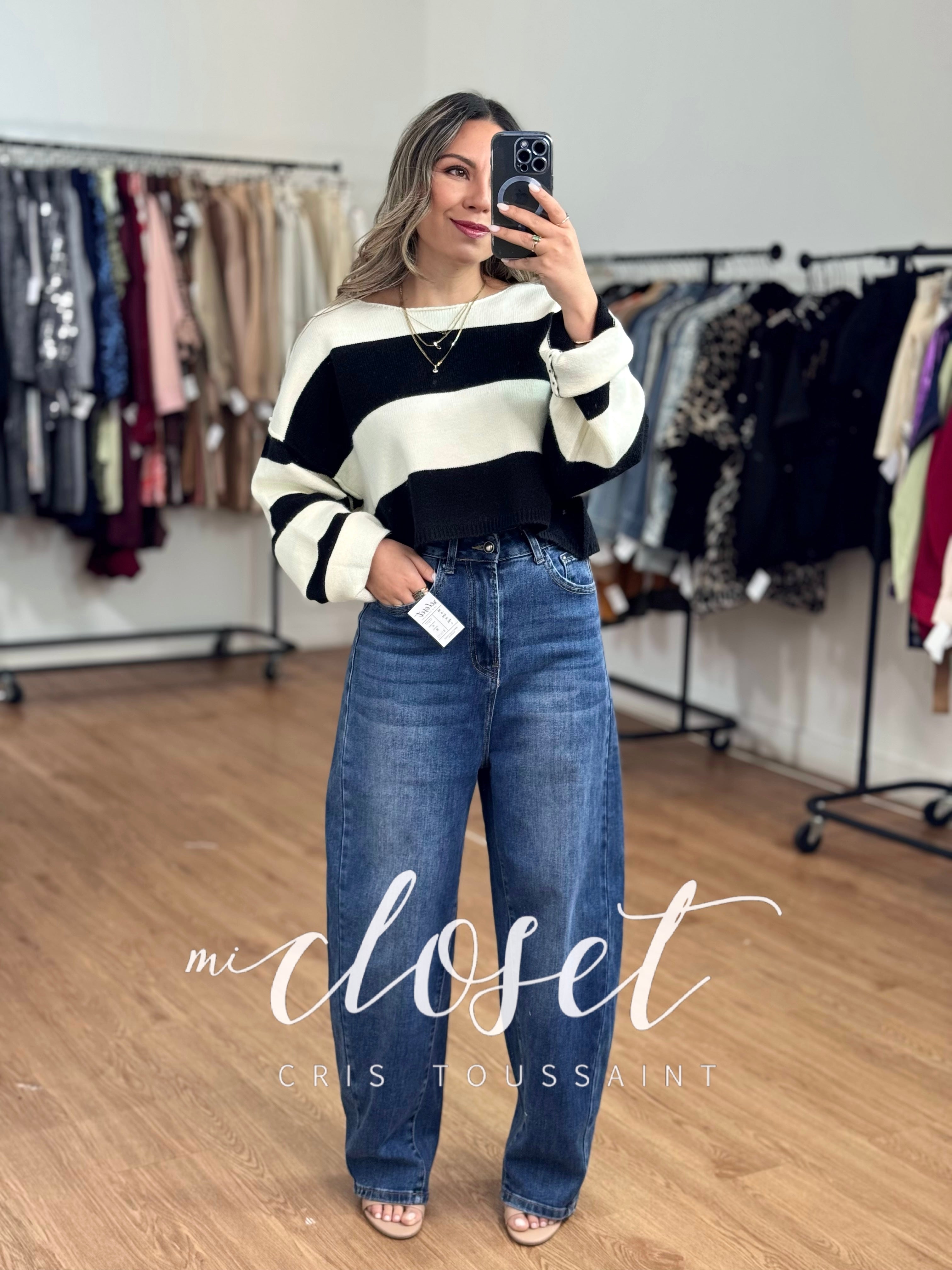 JEANS SÚPER STRETCH CORTE BAGGY