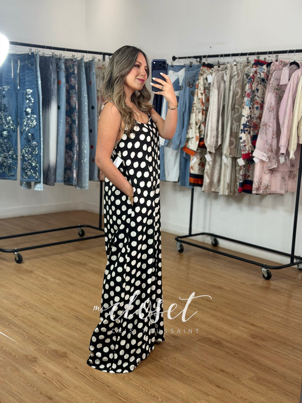 JUMPSUIT MONO LARGO LIGERO CON BOLSAS