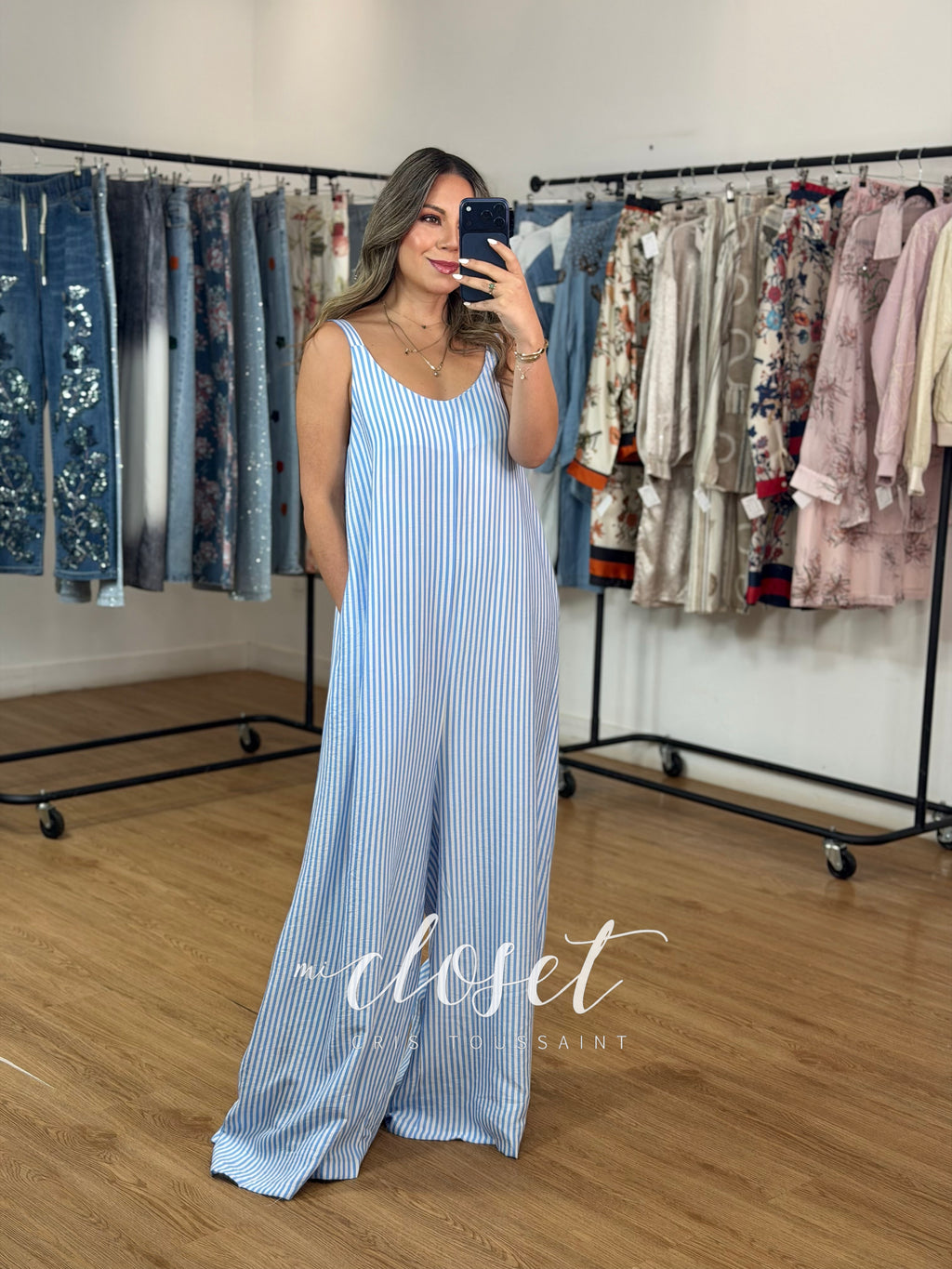 JUMPSUIT MONO LARGO LIGERO CON BOLSAS