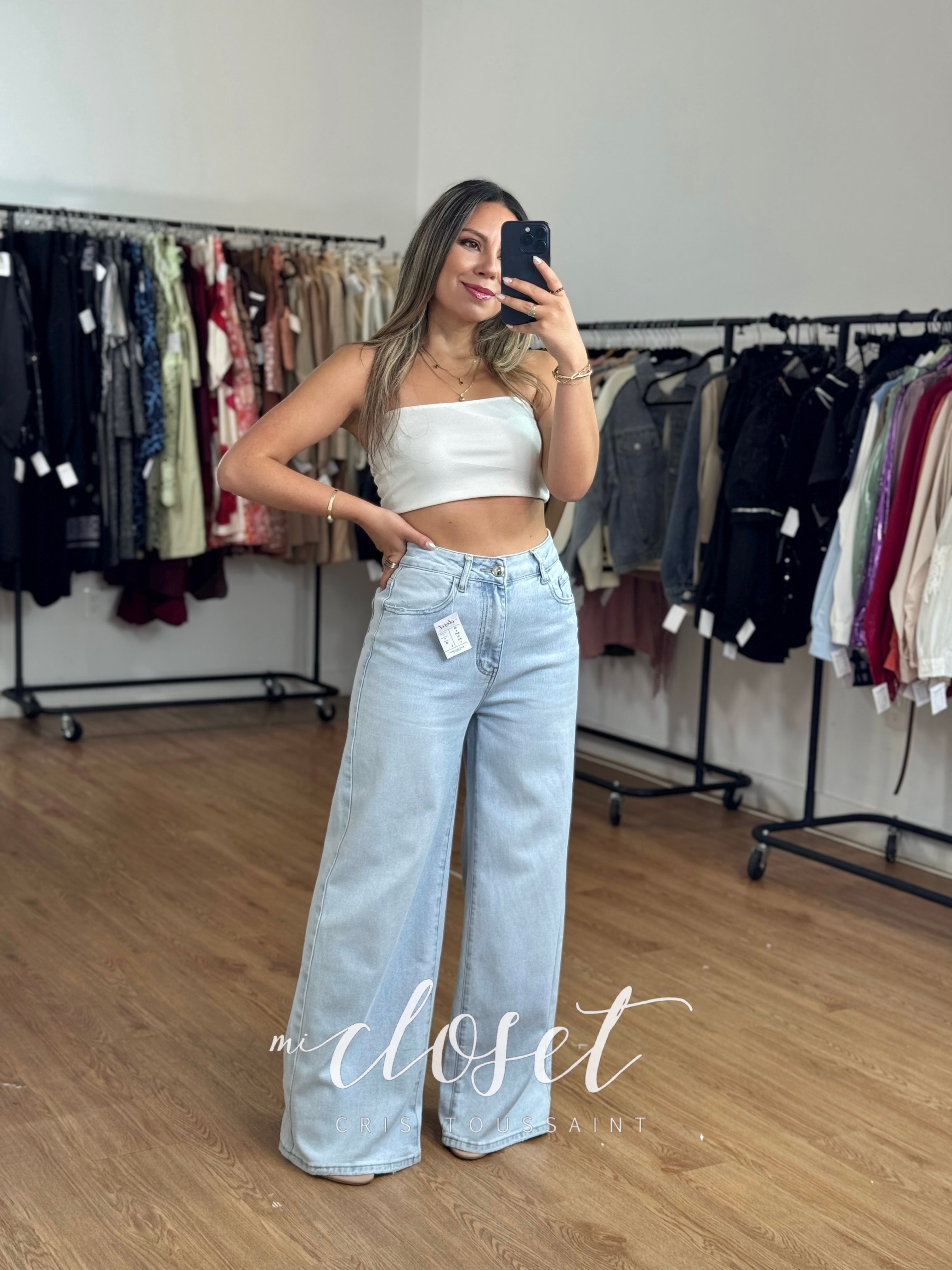 JEANS CORTE WIDE LEG