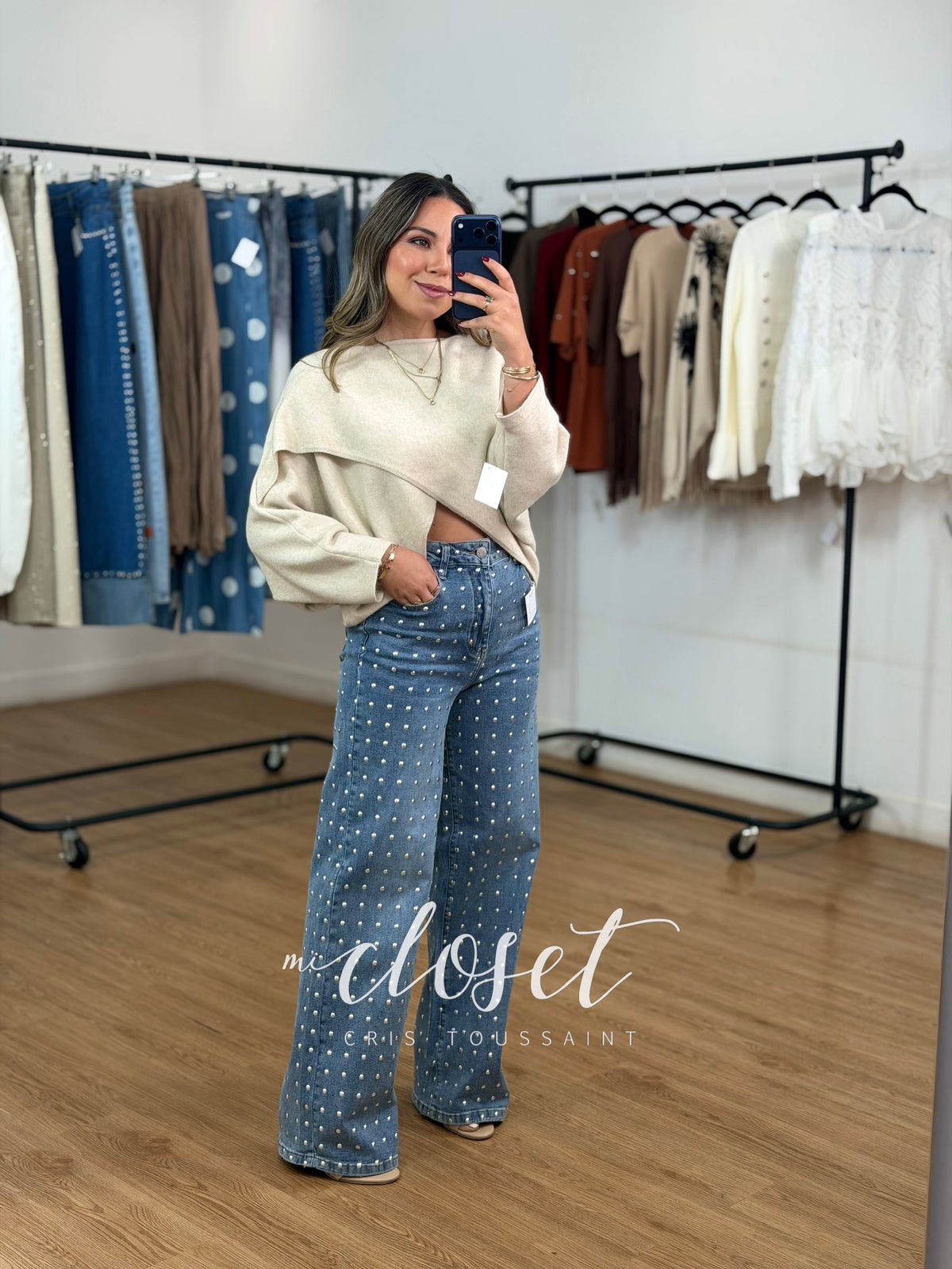 SWEATER CRUZADO, DOBLE VISTA, SÚPER SUAVE, MANGA MURCIÉLAGO