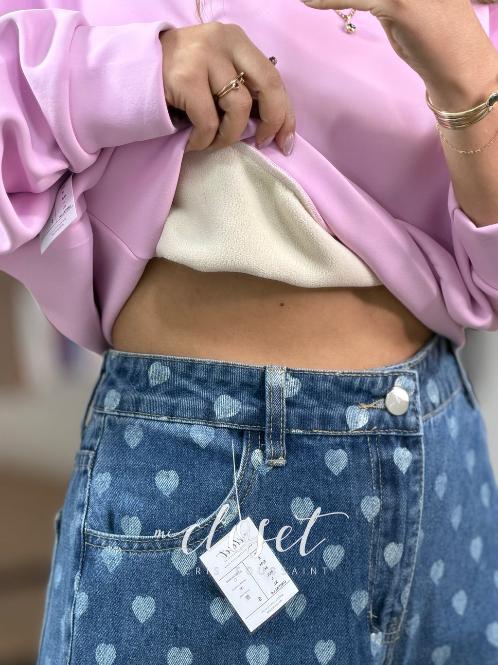 Jeans de mezclilla, amplio corte Barrel