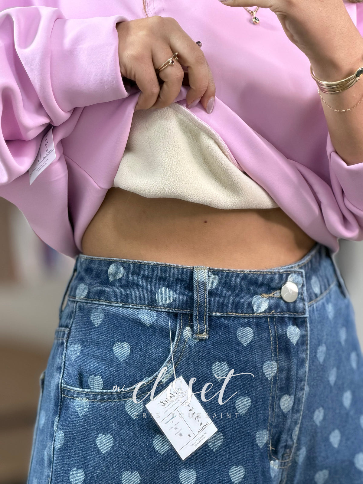 Jeans de mezclilla, amplio corte Barrel