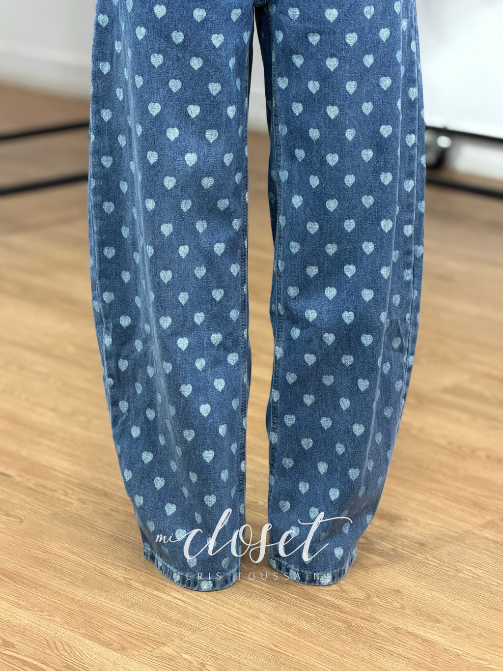 Jeans de mezclilla, amplio corte Barrel