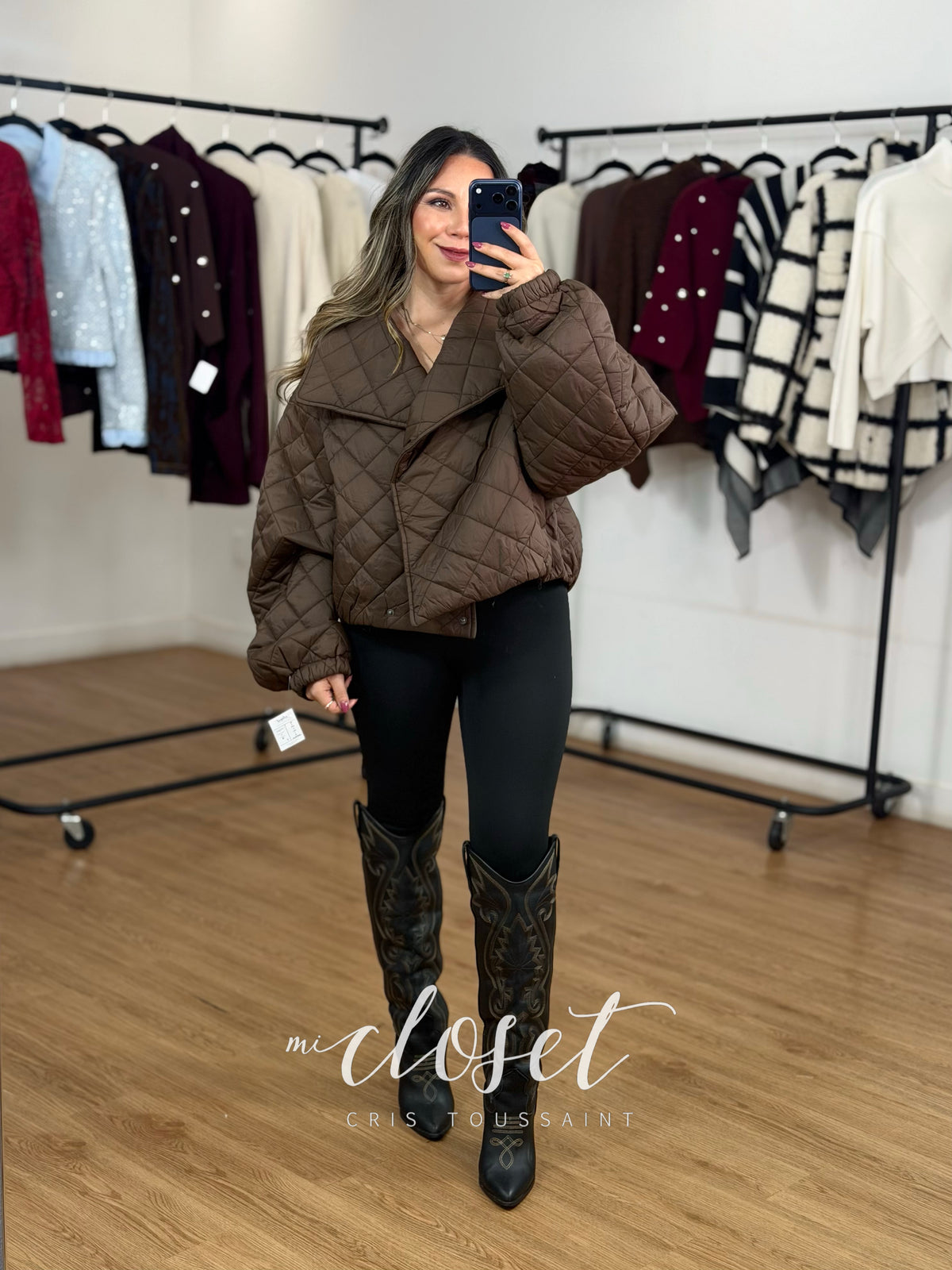 CHAMARRA OVERSIZED SEMI LIGERA (NO PESA), COTA CON FORRO