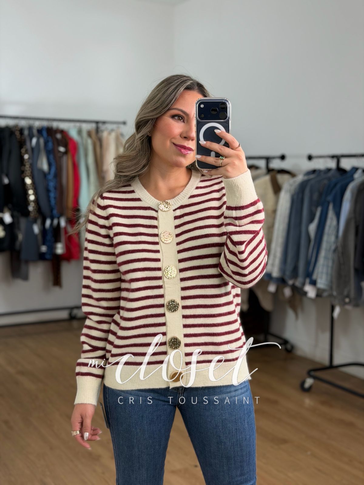 SWEATER SÚPER CALIENTITO CON BOTÓN DORADO