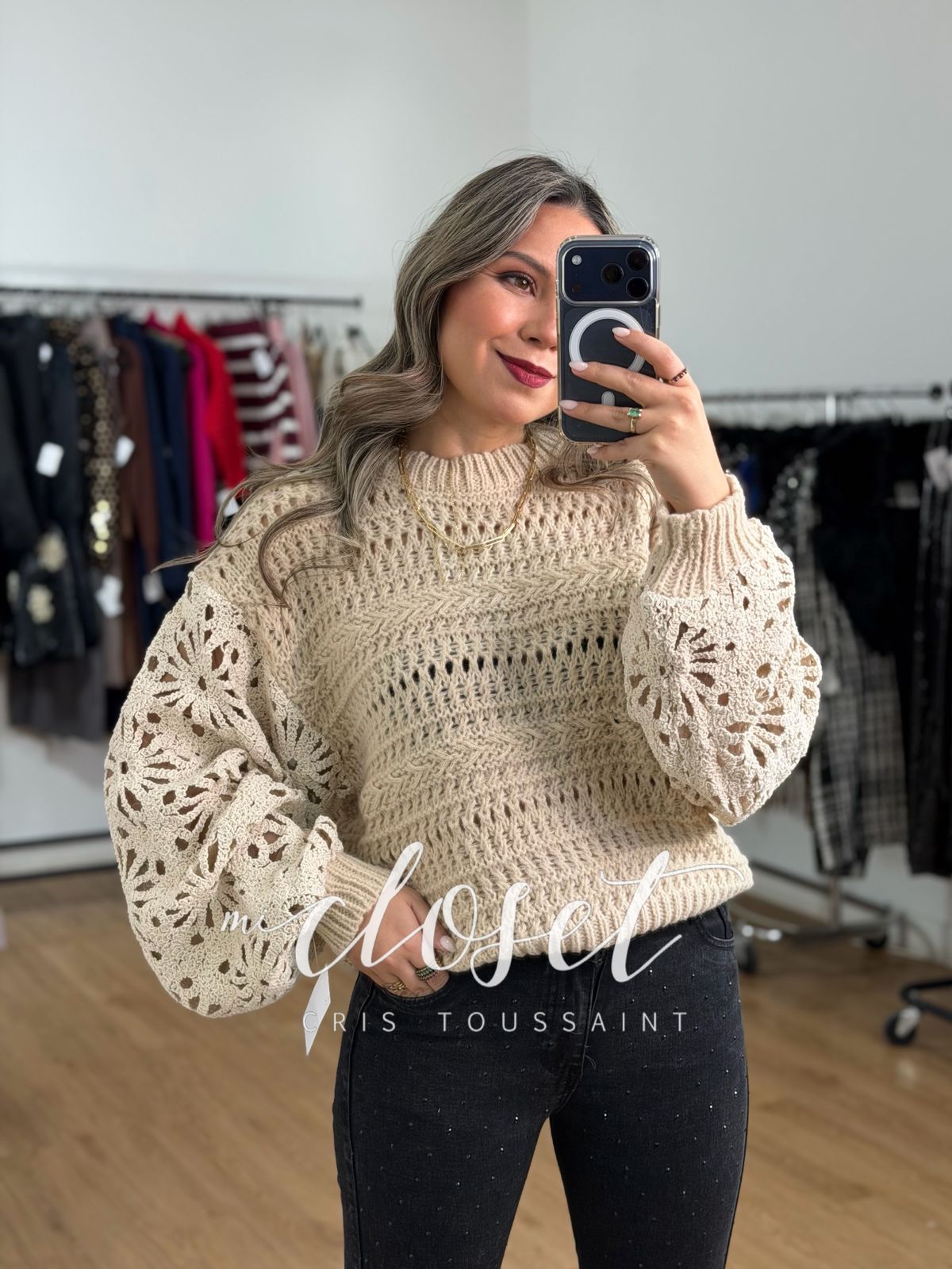 SWEATER CALADO TEJIDO