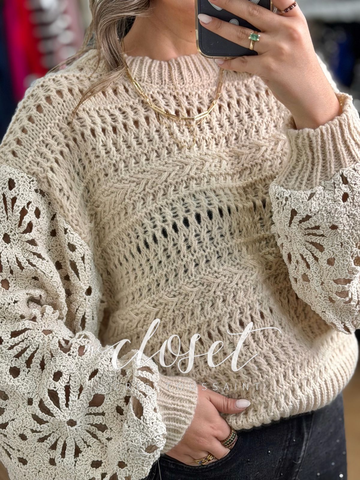 SWEATER CALADO TEJIDO